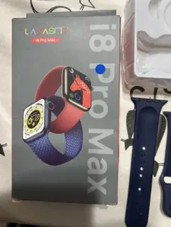 LAXASFIT i8 ProMaxスマートウォッチiPhone/Android