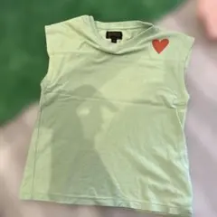 MARKEY'S BIG FIELD ハート柄 ノースリーブ Tシャツ 130のサムネイル
