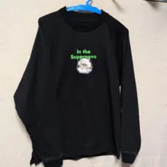 graniph Tシャツ 長袖 猫 黒 In the Supernova ＳＳのサムネイル