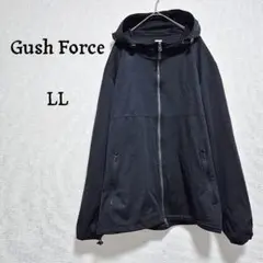 Gush Force 超撥水パーカー フード付き ジャケット ブラック LL