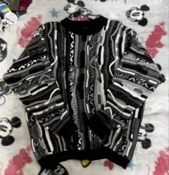 COOGI風 3Dニット セーター 好配色 マルチカラー 古着00s〜