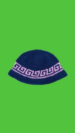 クラッシャーハット　クラシエハット　ビーニー　ネイビー・ピンク