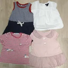 ファミリア　等　女の子　80サイズ　4枚　まとめうり