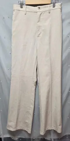 センタープレス ストレートパンツ