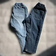 ブランシェス　ガーデナーパンツ　110cm 2本セット