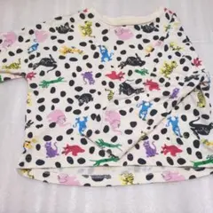 バーバパパ 長袖カットソー ロンT キッズ ベビー 100cm 綿