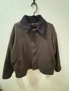 ダークブラウン コーデュロイ襟 ジャケットのサムネイル
