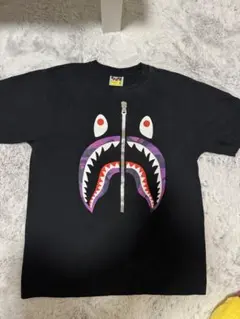 A BATHING APE シャーク Tシャツ ブラック Mのサムネイル