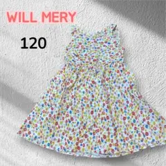 ウィルメリー　120 子どもノースリーブワンピース　花柄　可愛い　涼しいのサムネイル