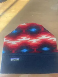 patagonia 幾何学模様 ニット帽S/M