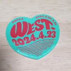 WEST. 会場限定ステッカー 大阪
