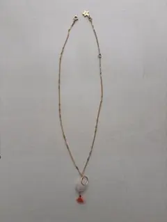 ローズクォーツタッセルネックレス☆ 新品◯未使用