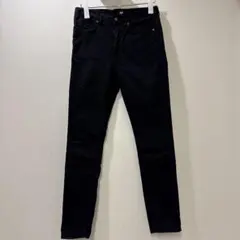 H&M SKINNY FIT ブラックデニムパンツ サイズ29のサムネイル