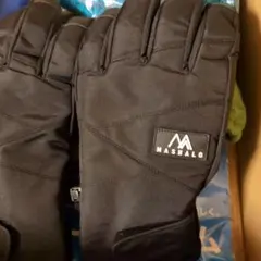 マシャロ スキーグローブ 黒 男女兼用L