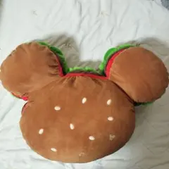 ミッキーマウス ハンバーガークッション