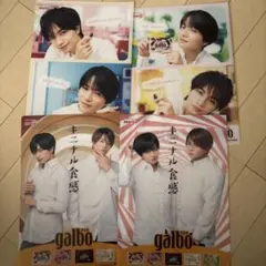 明治 ガルボ クリアファイル 4枚セット　ふまけん 菊池風磨　中島健人