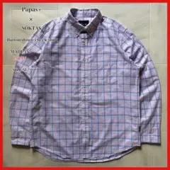 極美品/3.19万円』PAPAS パパスプラス スタンドカラーシャツ - メルカリ