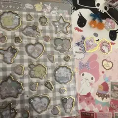 ぷくぷくシール　ジュエルシール　キラキラ　サンリオ　キャンディシール