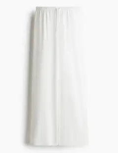 H&M ドローストリングワイドパンツ　S