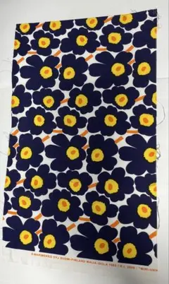 marimekko マリメッコ 正規品 ウニッコ ブルー 生地 はぎれ 北欧