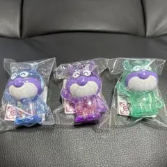 アンパンマン　シャカシャカクリアキーホルダー　バイキンマン3種類