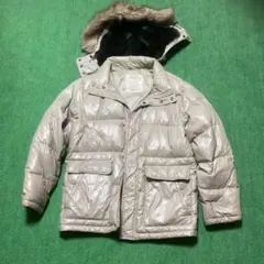 UNIQLO プレミアムダウンジャケット Mサイズ ベージュ　メンズ