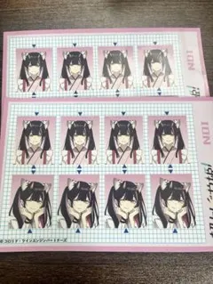 超かぐや姫！劇場映画 駒沢乃依 証明写真風ステッカー　2枚