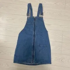 デニム サロペット ジャンパースカート