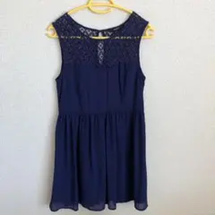 Forever21 ブルー　ワンピース