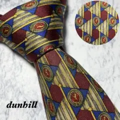 ✨極美品✨dunhill パターン柄 馬柄 動物柄 旗 国旗 三角 ワンポイント
