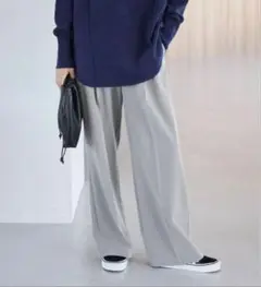 新品　ジャーナルスタンダード レリューム スムースフレアタックパンツ M