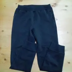 UNIQLO ブラック ロングジョガーパンツ 150中古品