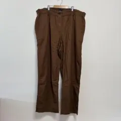 ギャップ パンツ ストレート XXL 茶色 コットン お出かけ