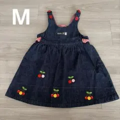 ミキハウス Hot Biscuits デニムワンピース Mサイズ 女の子