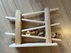 なかよしライブラリー　ころころ動物　皇室ご愛用品　スロープトイ 皇室ご愛用の木のおもちゃ 0歳～5歳まで幅広く使える。コロコロ