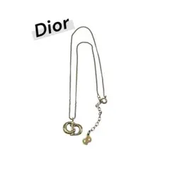 Dior ロゴネックレス ゴールド