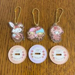 サンリオ　アクリルキーホルダー 3点セット