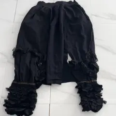 AD2012 12AW エステルフリルサルエル ワイド バルーン 黒 | Mercari