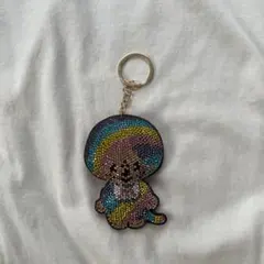 モンチッチ ラインストーン キーホルダー