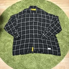 FAT BIGAMBLE チェック柄長袖シャツ