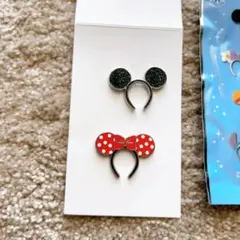 ディズニー カチューシャ ピンバッジ ミッキー ミニー