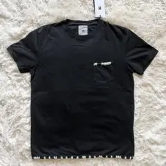 VERTICAL WEAVE T-SHIRT センターロゴライン 半袖Tシャツ - メルカリ
