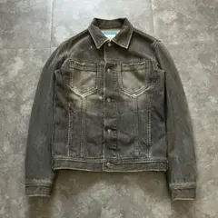 HAMNETT fade black denim trucker jkt Y2K