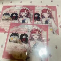 にじさんじ アニメイトカフェ Speciale クリアミニ色紙 ベリー 3点