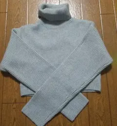 SHEIN グレー タートルネックニット