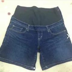 マタニティー デニム ショートパンツ