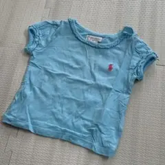 ラルフローレン＊水色半袖Tシャツ12M