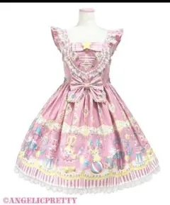 Angelic Pretty＊Parfaiteriaエプロン風スカートラベンダー - メルカリ