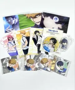 ブルーロック　缶バッジ　ポストカード　潔　国神　蜂楽　千切