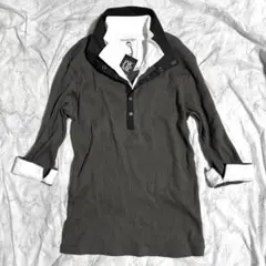 MICHEL KLEIN HOMME レイヤード　カットソー　重ね着風　y2kのサムネイル